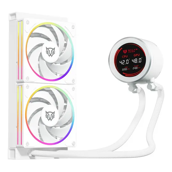 Enfriamiento Liquido 240 Hydrox Expert Hyx24 Display De Temp Led Blanco