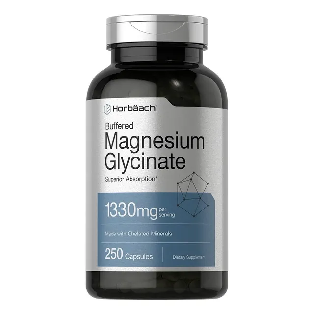 Glicinato De Magnesio 1330 Mg Horbäach 250 Capsulas