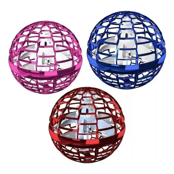 Spinner Pelota Bola Voladora Juguete Rargable Con Luces Led