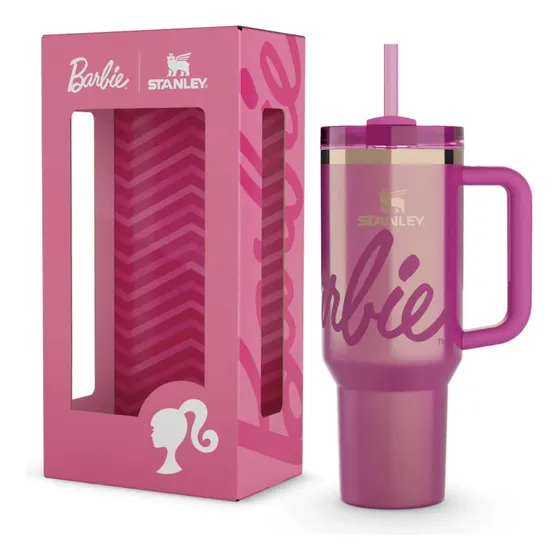 Goma térmica Stanley Barbie 100% Quencher Pink Bubble Gum Design