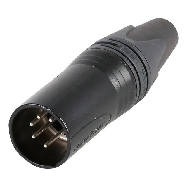 Conector Neutrik Xlr Macho 5 Polos, Plata Nc5mxx-bag