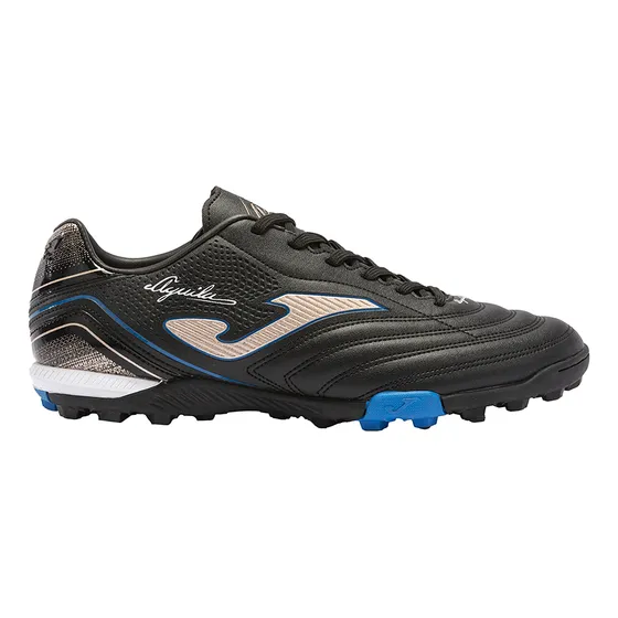 Botines Joma Futbol 5 Aguila Tf Negro Oro 2301