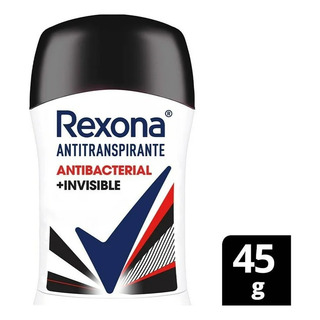 Antitranspirante Rexona Antibacterial + Invisible En Barra P Antitranspirante Rexona Antibacterial + Invisible En Barra P