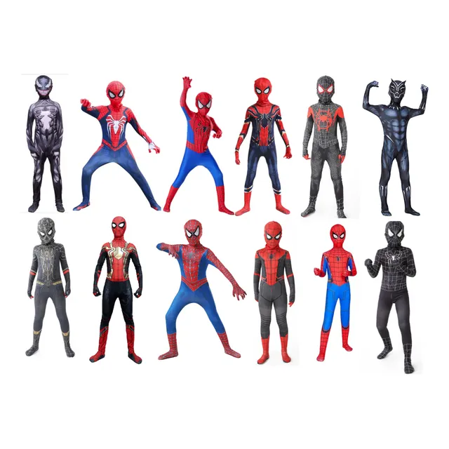 Fantasia Homem Aranha Infantil 12 Modelos Completa
