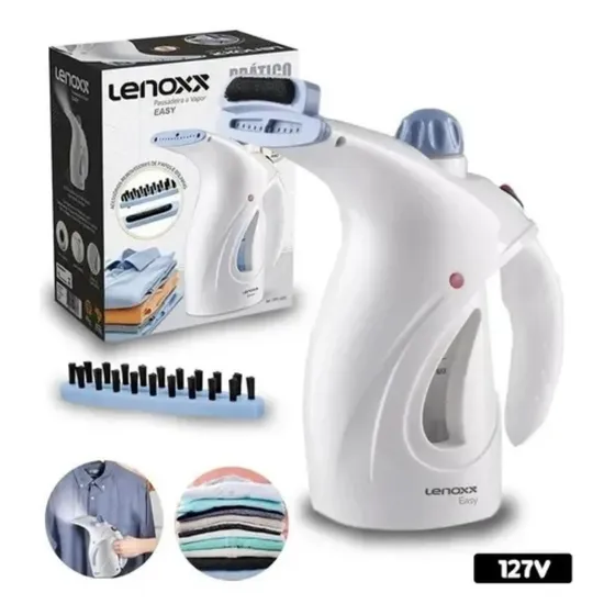 Passadeira A Vapor Lenoxx Portátil Pratica Compacta Branca Cor Branco 127V