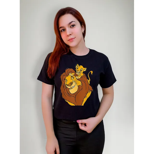 Polera Rey Leon Y Simba Pelicula Bella 100% Algodón Familiar
