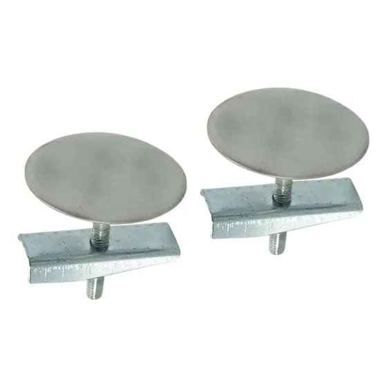Set 2 Cubre Taladros Hidroflud Tapas Fregadero Cromado Acero