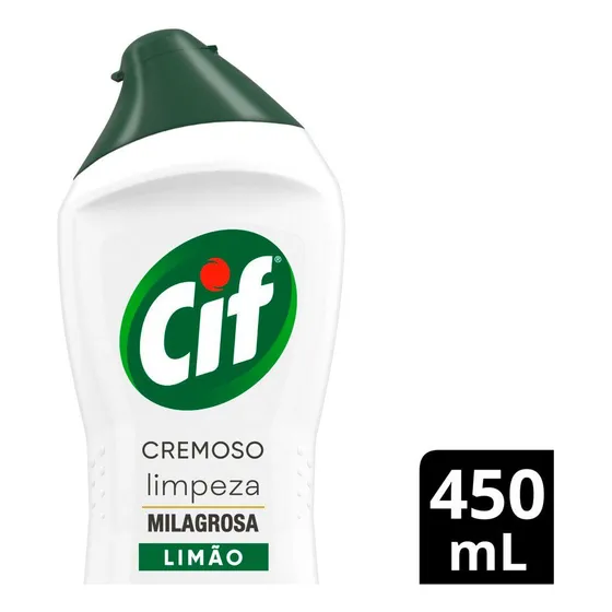 Limpador Multiuso Cremoso Cif Limão 450ml