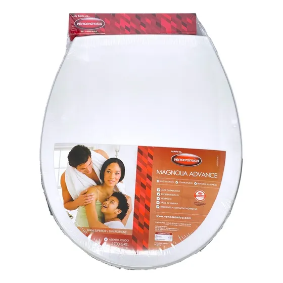 Tapa Asiento De Poceta Magnolia Plus Blanco Venceramica