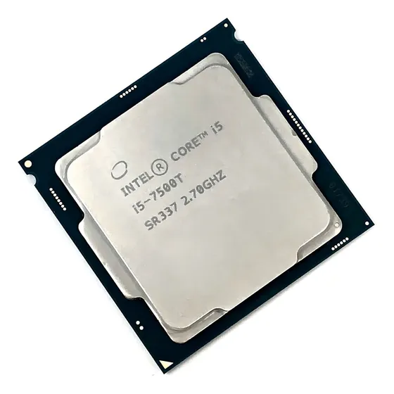 Processador gamer Intel Core i5-7500T BX80677I57500T de 4 núcleos e 3.3GHz de frequência com gráfica integrada