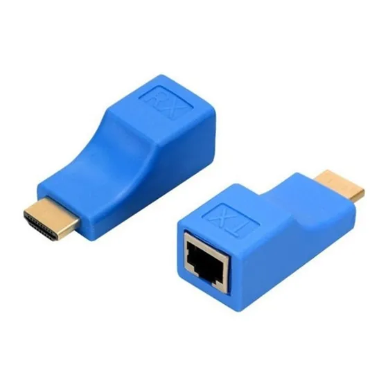 Extension Hdmi A Rj45 Red Adaptador 30 Mts Extensor Mdj