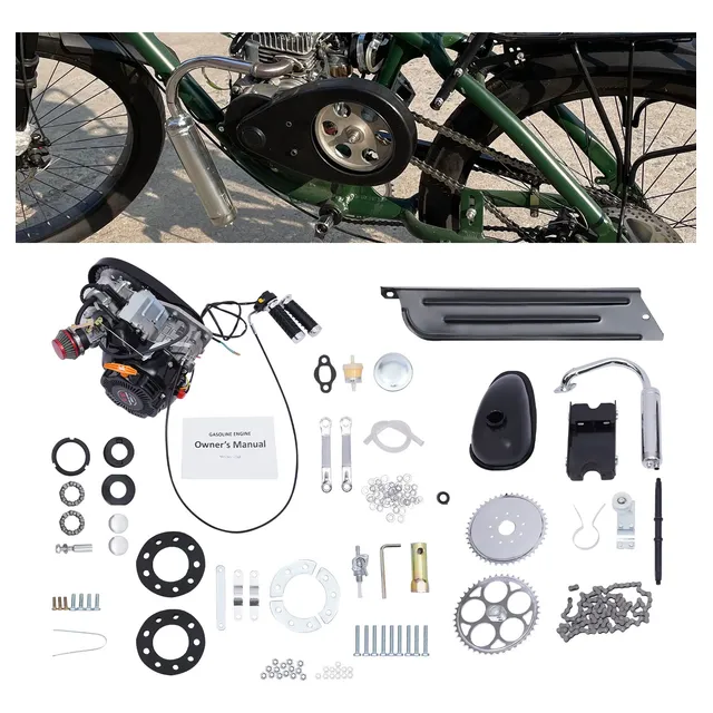 Kit Motor 4 Tiempo 100 Cc Bicicleta Motorizado Gasolina 3 Hp