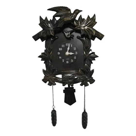 Reloj Cucu Realista Sonido Y Movimiento Decorativo 
