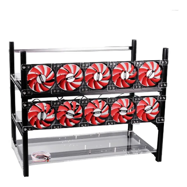 Case Abierto Al Aire Libre Para 12-gpu - Mining - Gaming