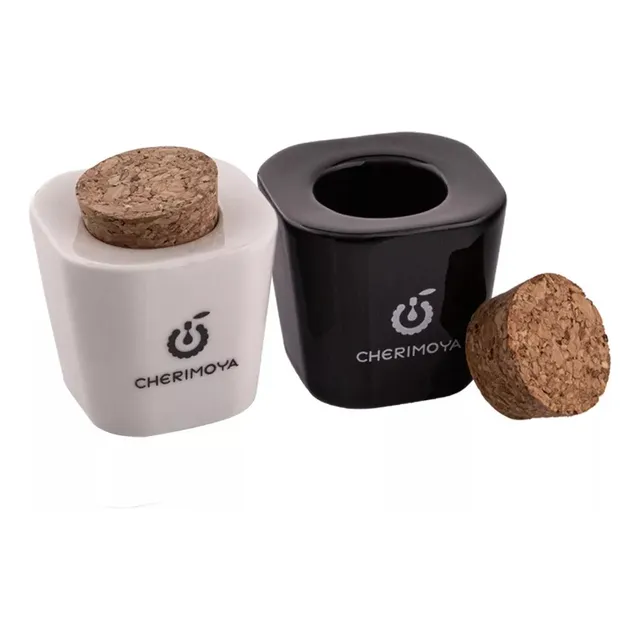 2 Piezas Dappen De Cerámica Para Uñas Cherimoya
