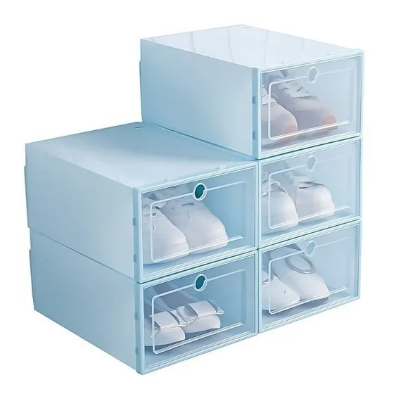 Cajas Estantes Organizador Rack Zapatos Zapatera Apilable X6