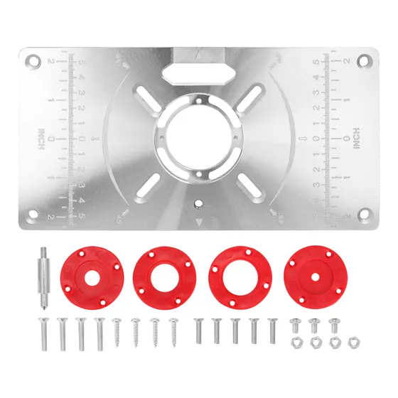 Mesa Router Multifuncional Inserto Placa Carpintería Kit