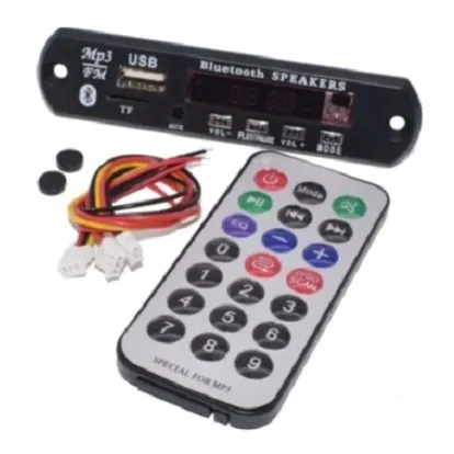 Modulo De Audio Con Bluetooth Mp3 Usb Microsd Fm Con Control