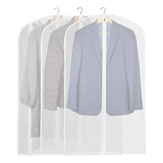 Pack 3 Funda Para Traje Con Cierre Closet 60x137cm Pack 3 Funda Para Traje Con Cierre Closet 60x137cm