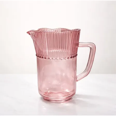 Jarra De Vidro Luxo Rosé Lynx 1,25l Importado Rose
