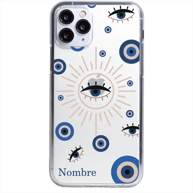 Funda Para Apple iPhone Ojo Turco Personalizada Nombre