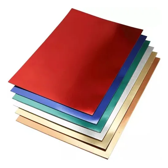 Cartulina Metalizada Crisvi Carta. Pack De 20 Unidades