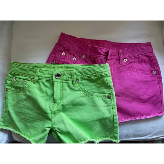 Short Verde Y Fucsia Justice