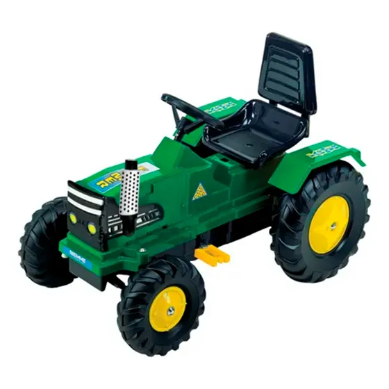 Farmer Rojo Tractor Pedal Biemme Reforzado Asiento Regulable Verde