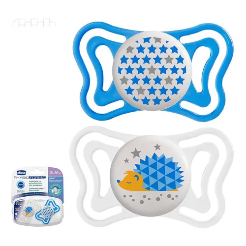 Chupeta Chicco Physio Light Com 2 Unidades 16-36m Cor Azul Período de idade 16m