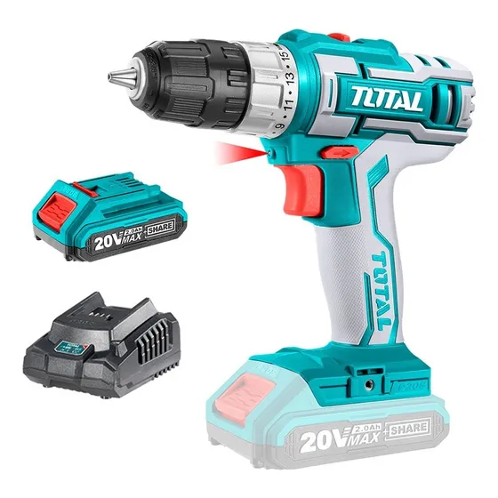 Taladro Atornillador Inalámbrico De 10mm Total Tdli20024 20v