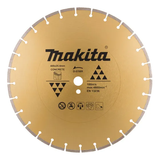 Disco Segmentado Para Concreto De 16x 1/20mm X 4mm (seco) Dorado Oscuro