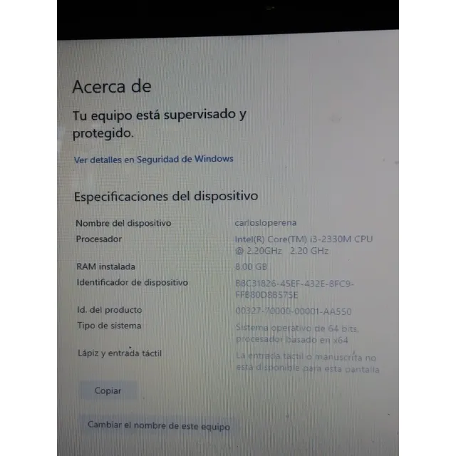 Laptop Toshiba Satellite