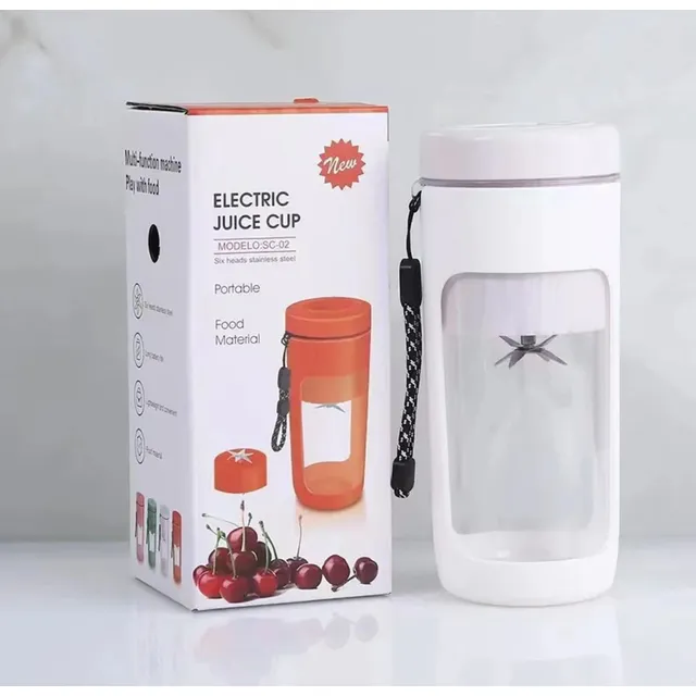 Licuadora Pequeña Vaso Jugos Portatil Recargable Juguera 450