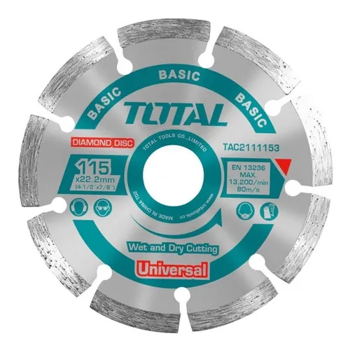 Disco Total Diamantado Amoladora 4.1/2 Segmentado