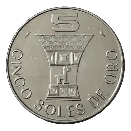 Moneda Antigua De 10 Soles De Oro Pescadito / Colección 1969