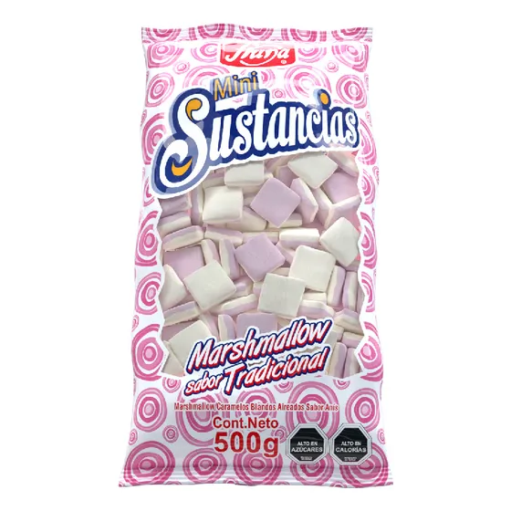 Marshmallows Mini Sustancias Fruna Bolsa 500gr