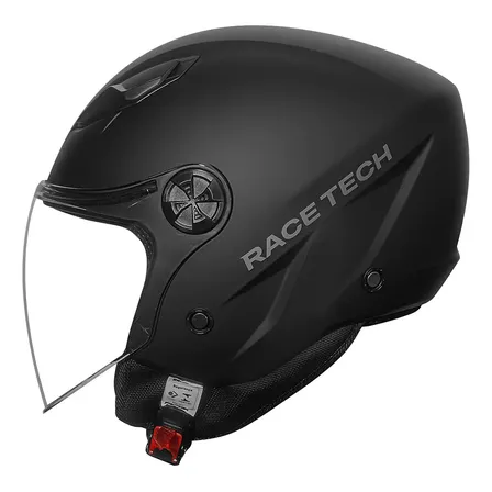 Capacete Race Tech Play Monocolor Preto Fosco Tamanho Do Capacete 62