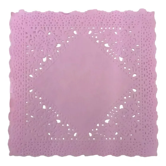 Blonda Cuadrada Color Rosa 9x9 Cm X100u Pacolon