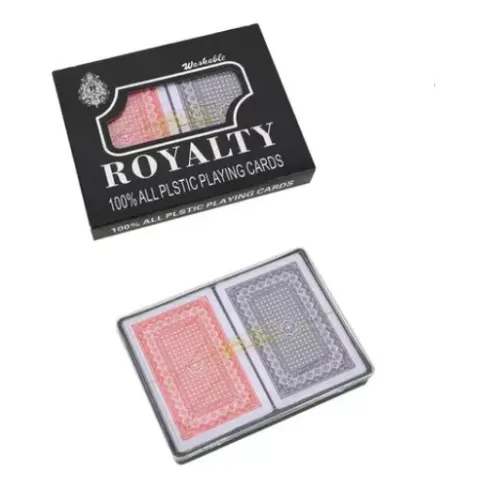 Juego Cartas De Poker 2 Mazos Con Estuche Naipes Impermeable