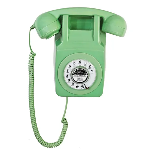 muque Vintage Telephone T (Mサイズ) Retro Landline Telephone, Corded Antique Phone Vintage, 1930
