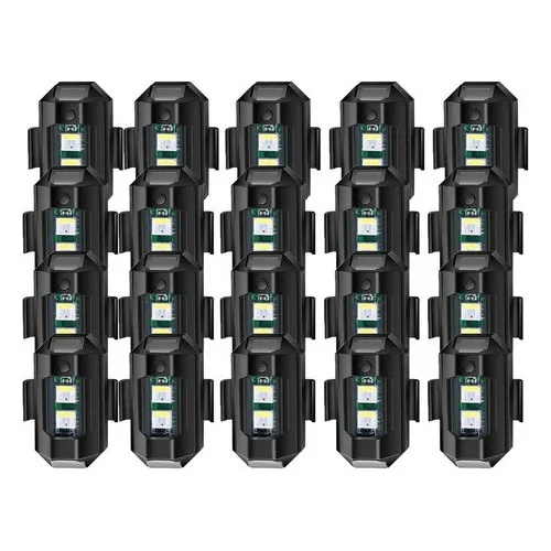 Estrobo Luces Led Recargable Auto Moto Bici Drones