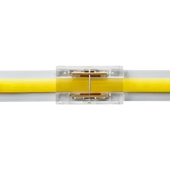 Kit 10 Emenda Conector 2 Vias 180º Fita Led Cob 12v 24v Tensão De Operação 12v/24v 12v/24v