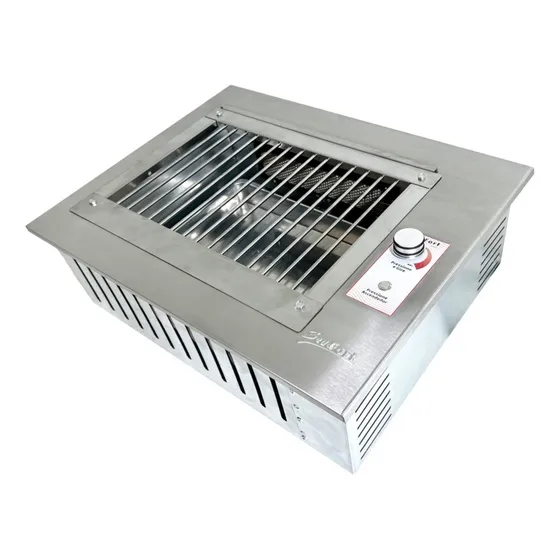 Churrasqueira Gás Grill Inox Embutir Bancada 64x51 Uruguaia
