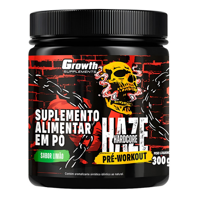 Growth Pré-treino 300g Haze Original Mais Energia No Treino