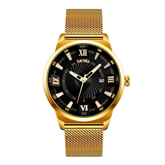 Reloj Skmei Cuarzo Moda Clásico Acero Inoxidable Calendario