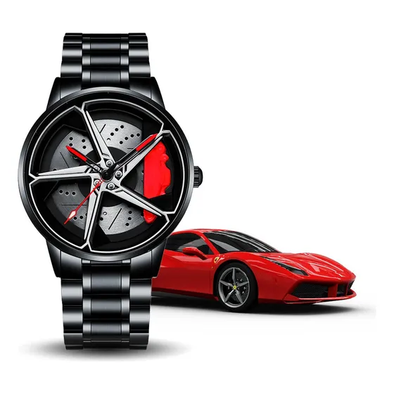 Reloj De Rin Giratorio Ferrari Portofino