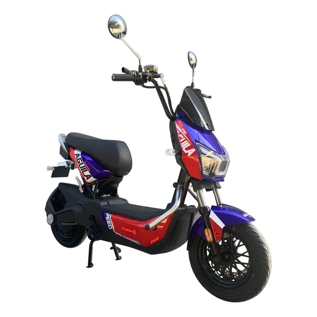 Bicicleta Eléctrica Águila  Azul Y Blanca