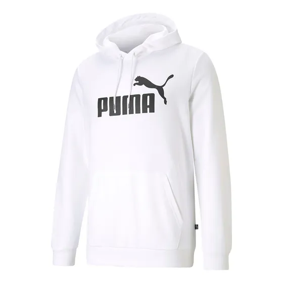 Hoodie Saco Marca Puma Ess Big Logo Blanco Original Hombre