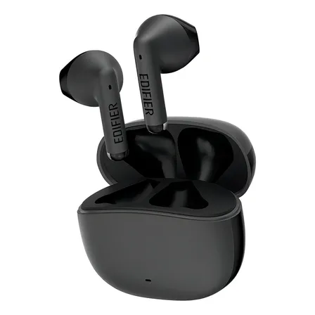 Auriculares in-ear gamer inalámbricos Edifier W100T EDF200081 negro con luz LED