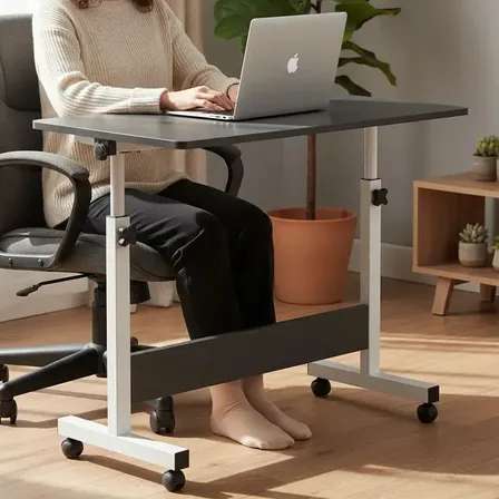 Mesa Notebook Altura Ajustável Tampo Reclinável Vie Idéale Preto
